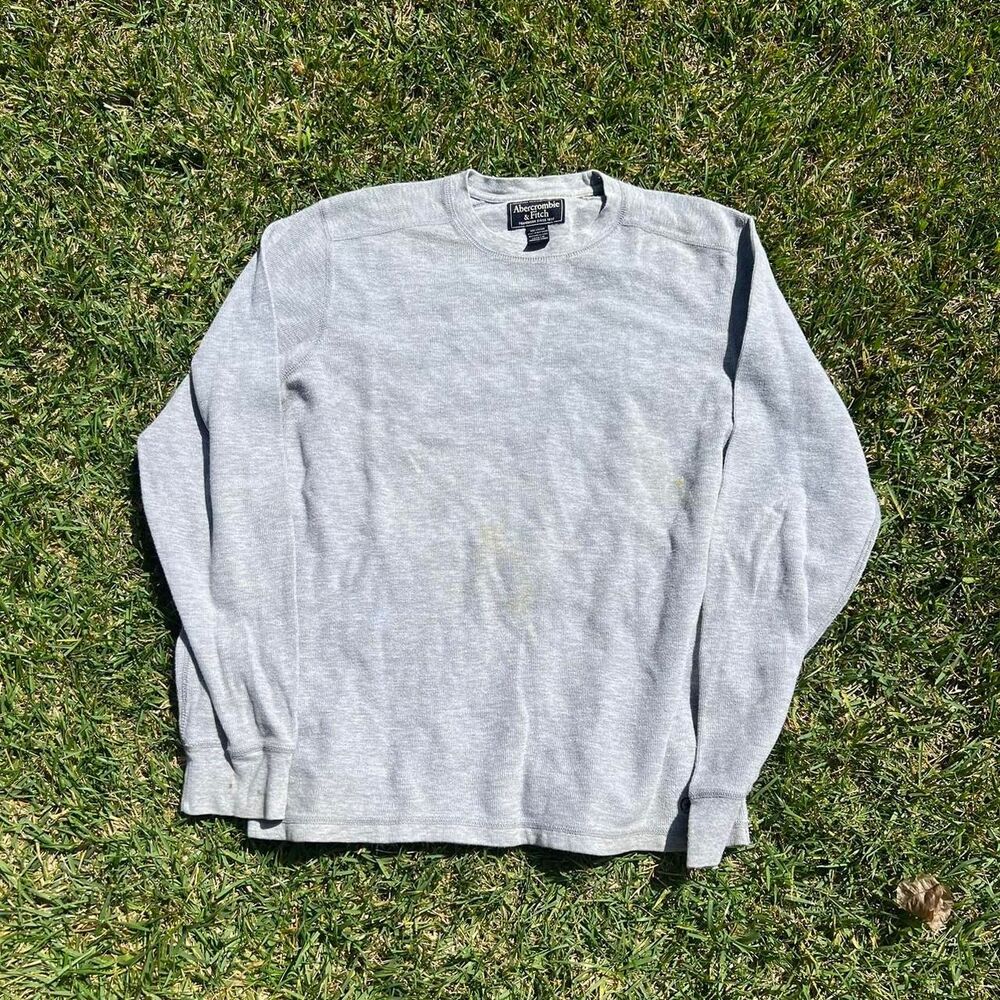Abercrombie & Fitch thermal mens size M waffle knit